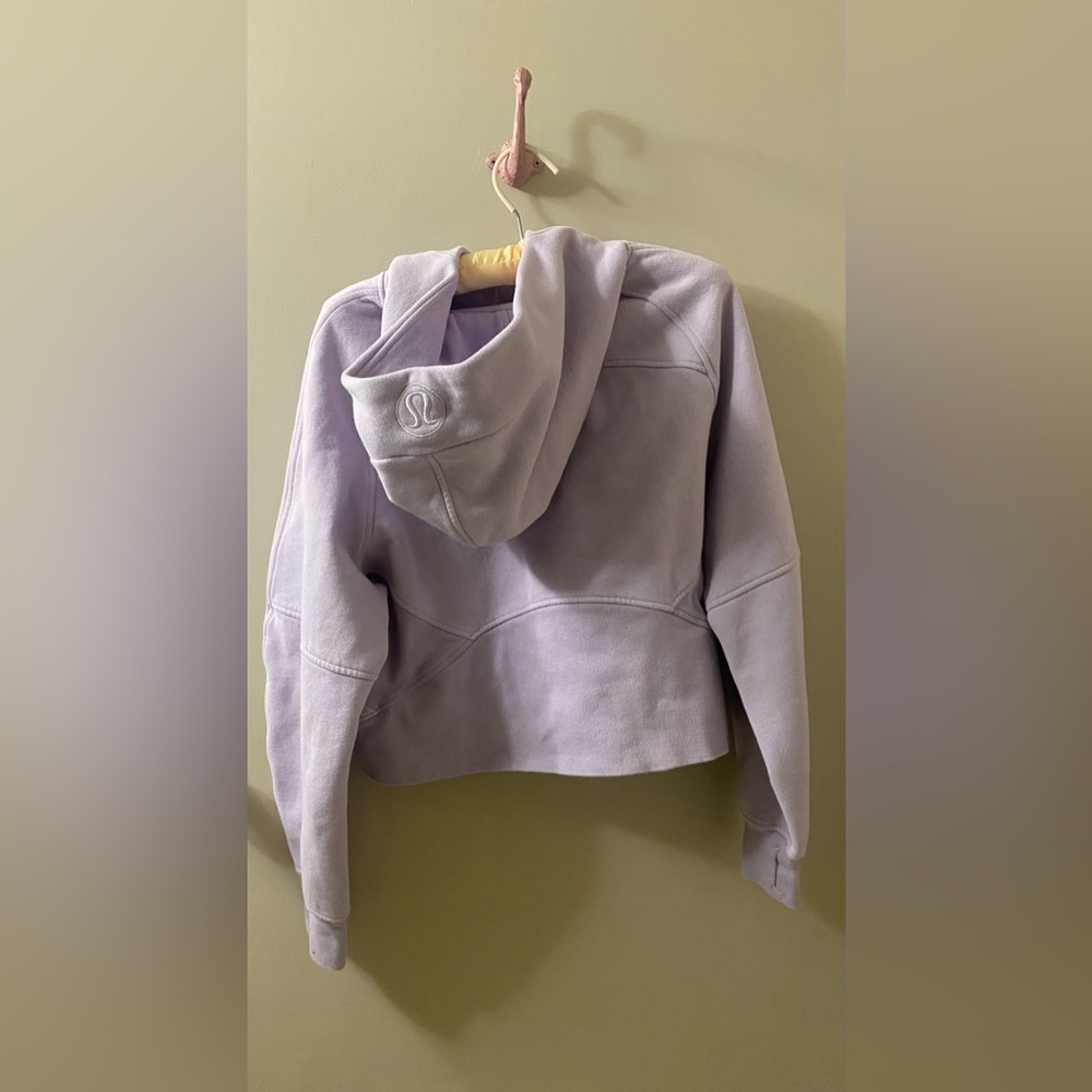 Lululemon Lilac Cropped Hoodie